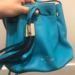 Kate Spade cross body mini bucket bag